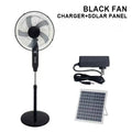 Solar Powered Floor Fan10 12H Runtime3 Speed Adjustable Portable Fan