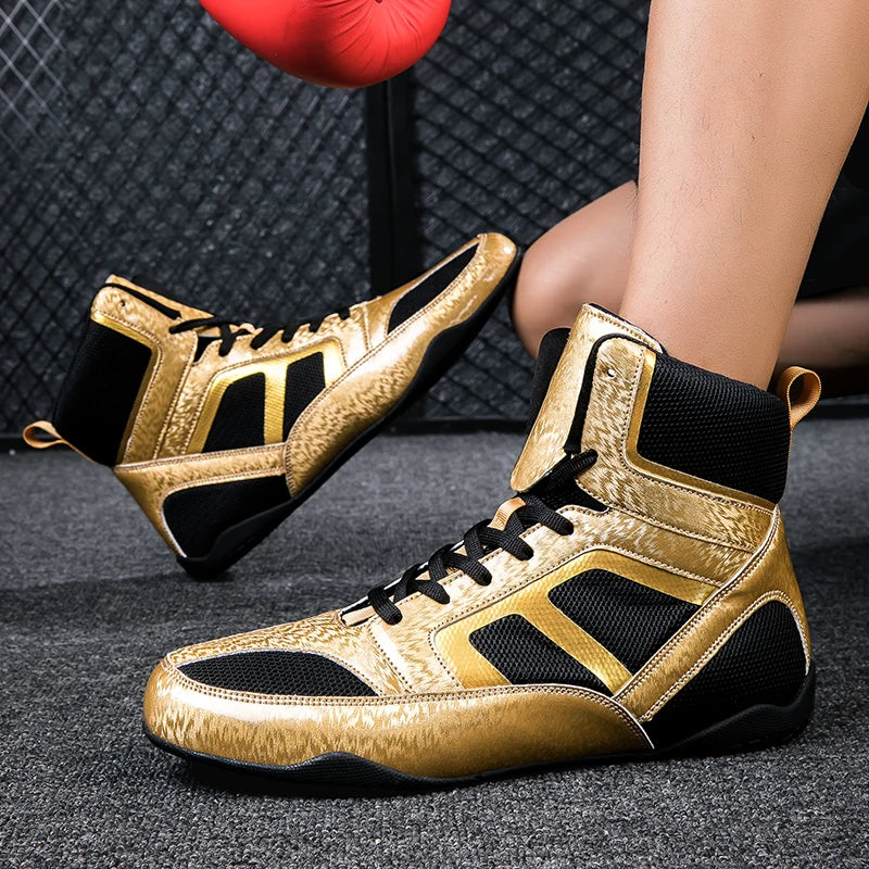 Lexsan Training Wrestling Shoes Men Female Fitness Boxing Mesh Zpaxo