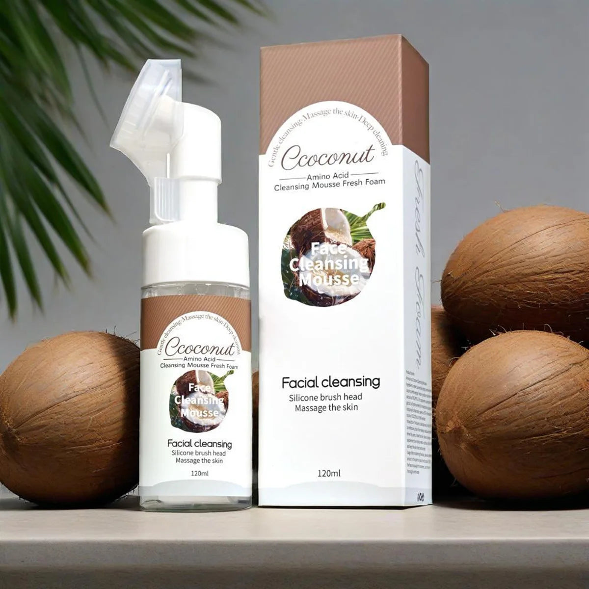 Coconut Amino Acid Facial Cleanser Mousse – Oil Control 120ml Facial Cleanser Mousse Zpaxo