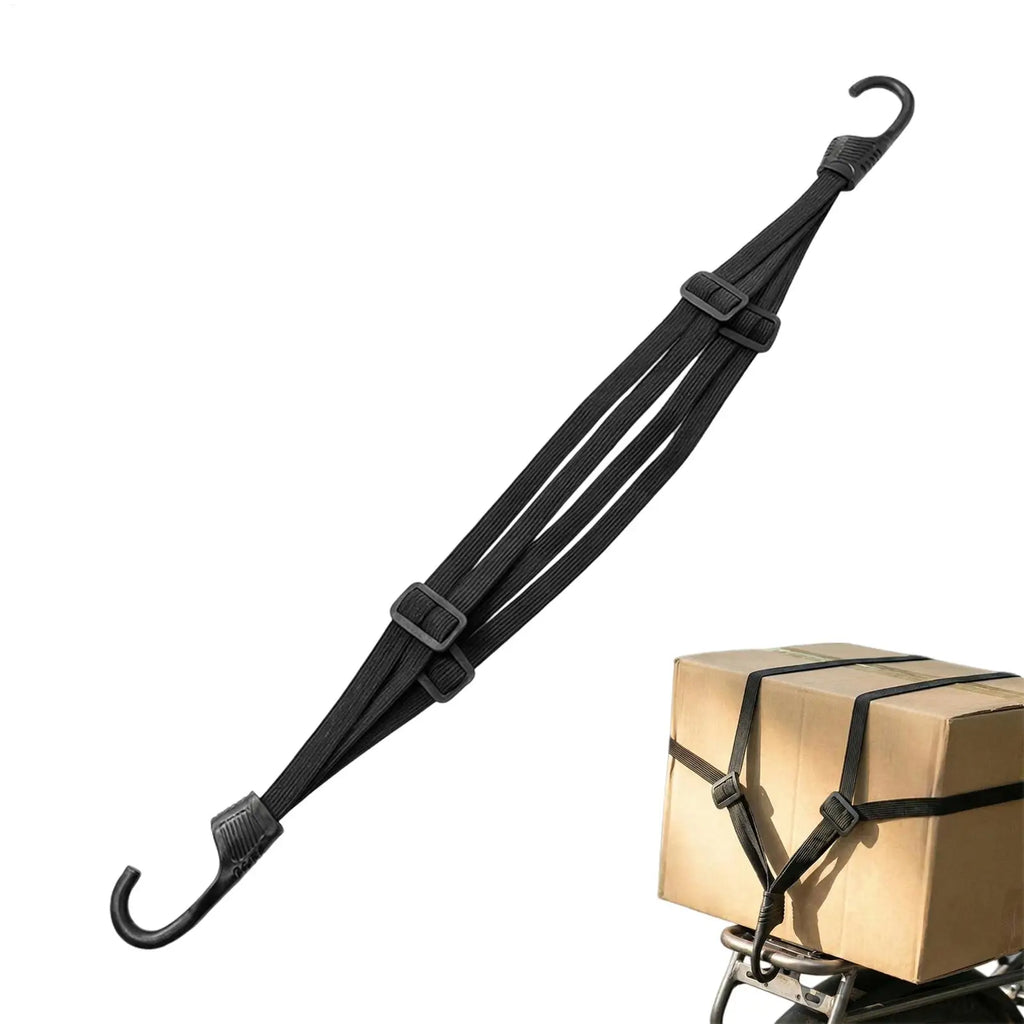 Motorcycle Helmet Luggage Strap Universal Elastic Suitcase with Safety Hook Versatile Helmet Mesh Gear Transport Buckle Rope Zpaxo