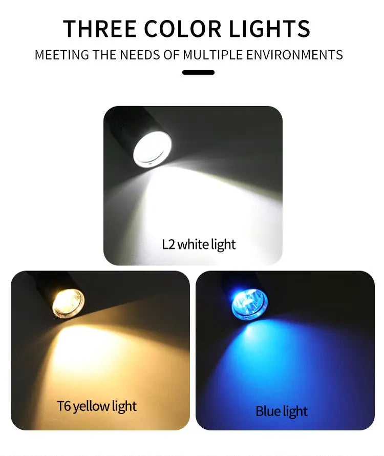 POCKETMAN 3800 Lumen LED Dive Light – IPX8 Waterproof Torch