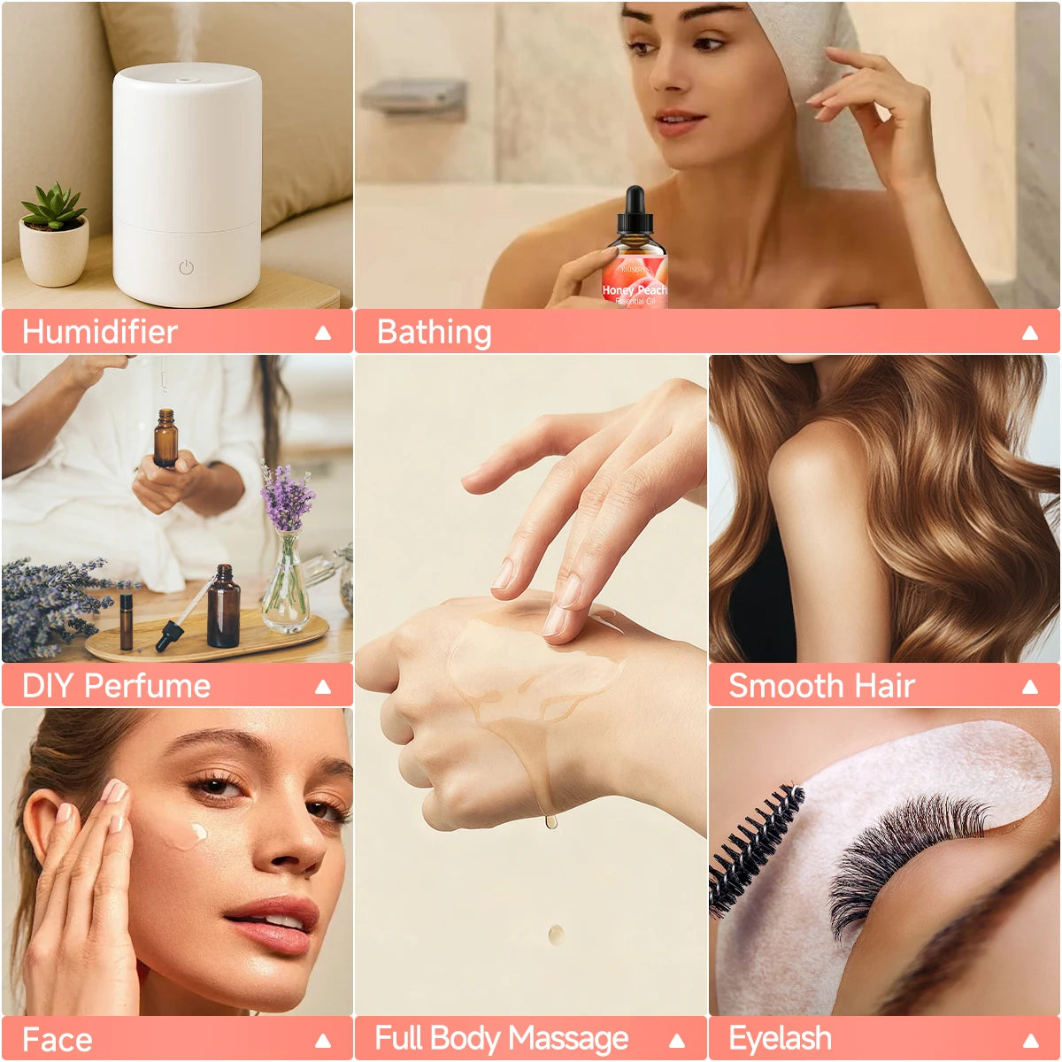 Honey Peach Essential Oil Natural Fragrance Suitable Body Massage Zpaxo