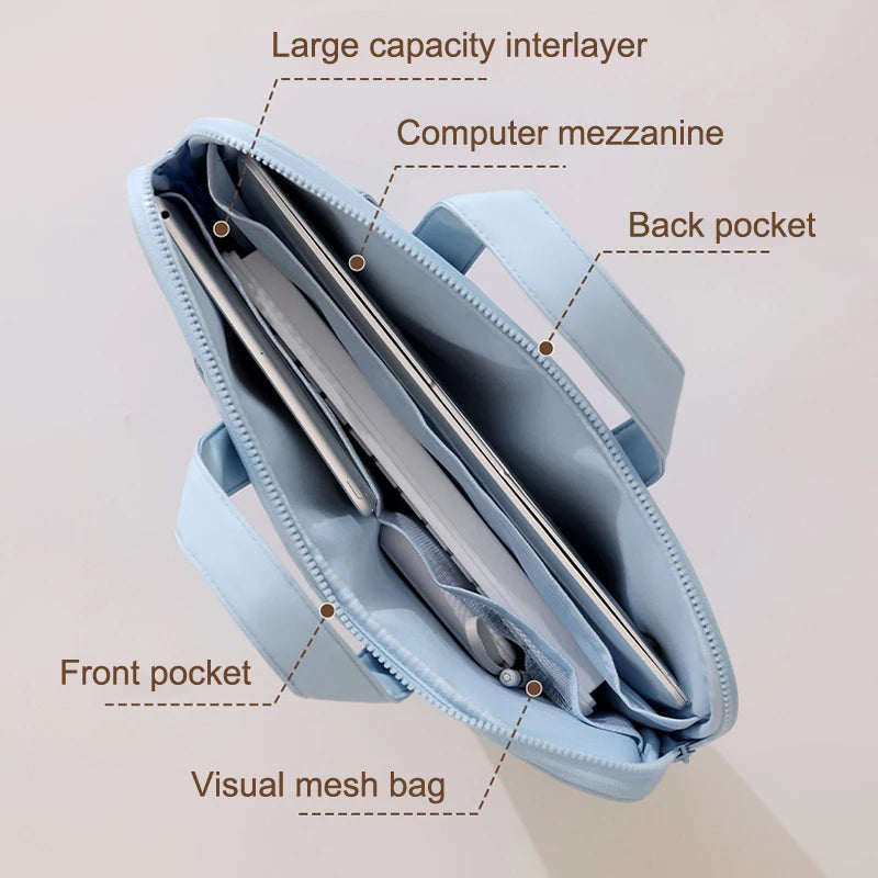 16-Inch Shockproof Laptop Handbag | MacBook HP Lenovo Bag