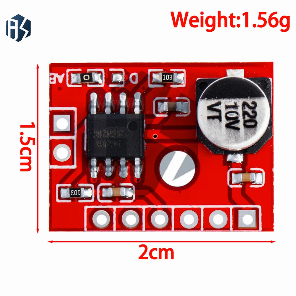 5V 5W XS9871 Single Channel Class AB Audio Amplifier Board Compact Zpaxo