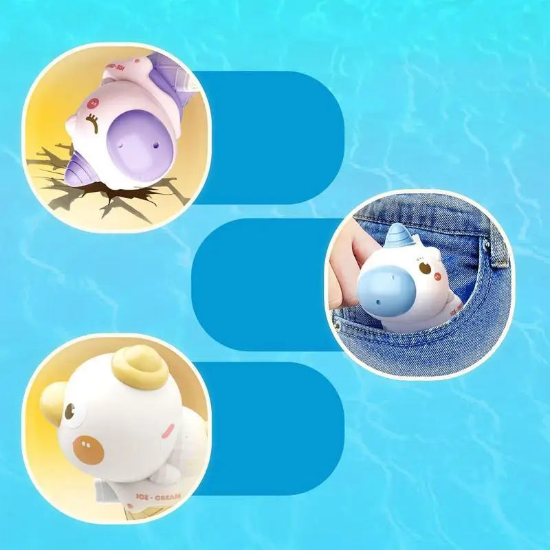 Water Sprayer Cartoon Toddler Water Game Press To Spray Bath Toy Preschool Learning Activity For Outdoor Backyard Beach Zpaxo