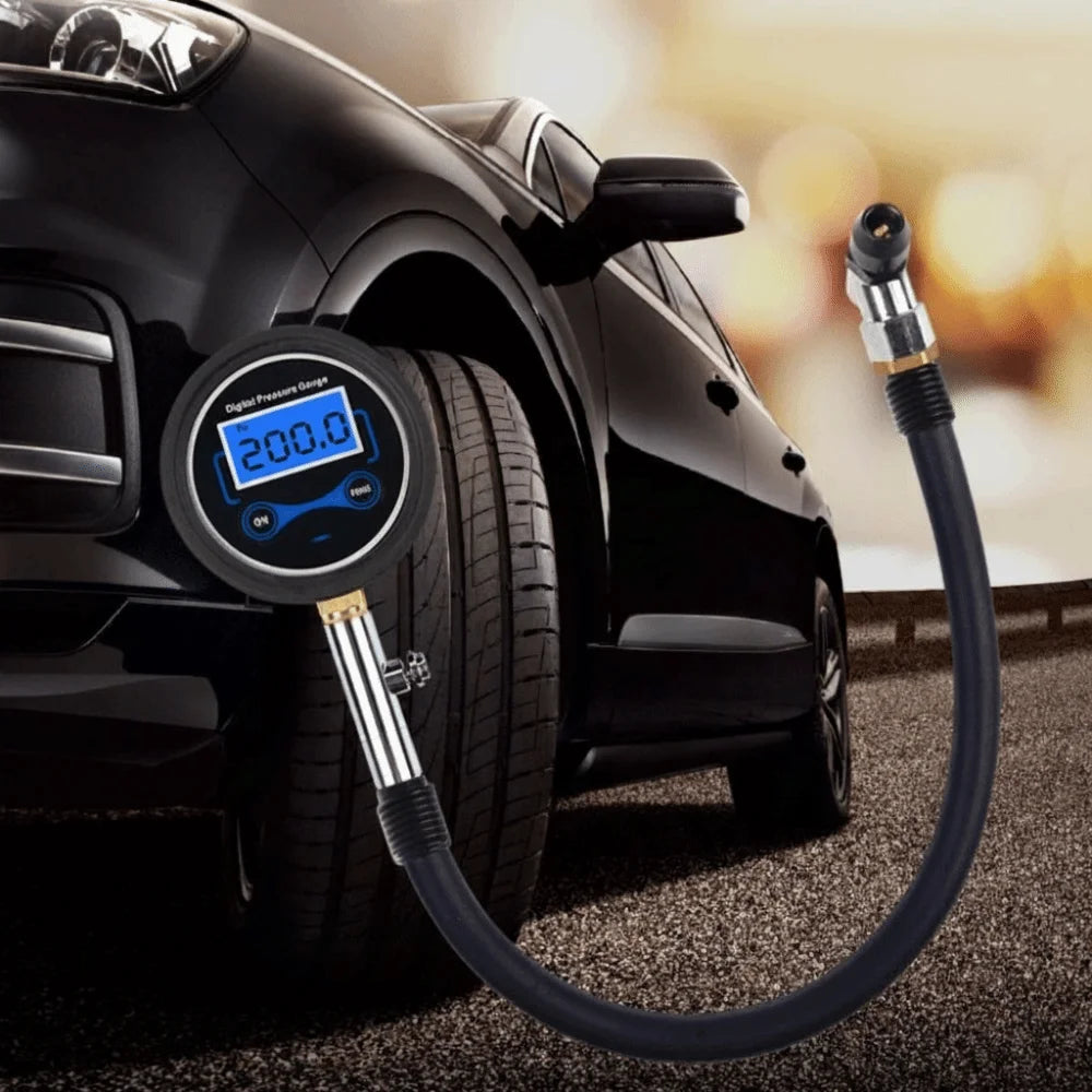 LCD Display Auto Tire Pressure Gauge Digital Test Accessories High Precision Monitor System High Precision Tire Repair Tools Zpaxo