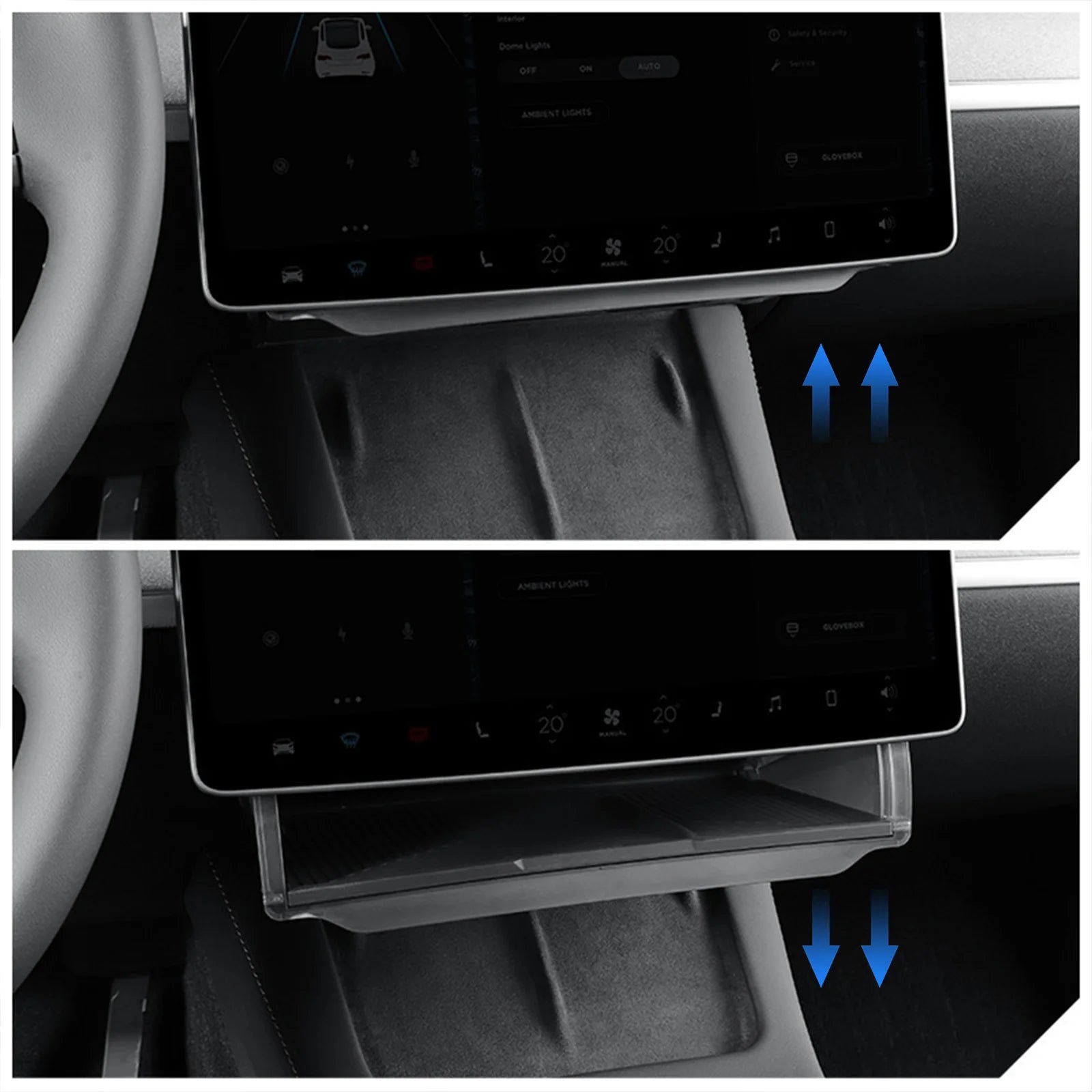 Hiddenable Privacy Storage Tesla 2020-2025 Model Y YL Hidden