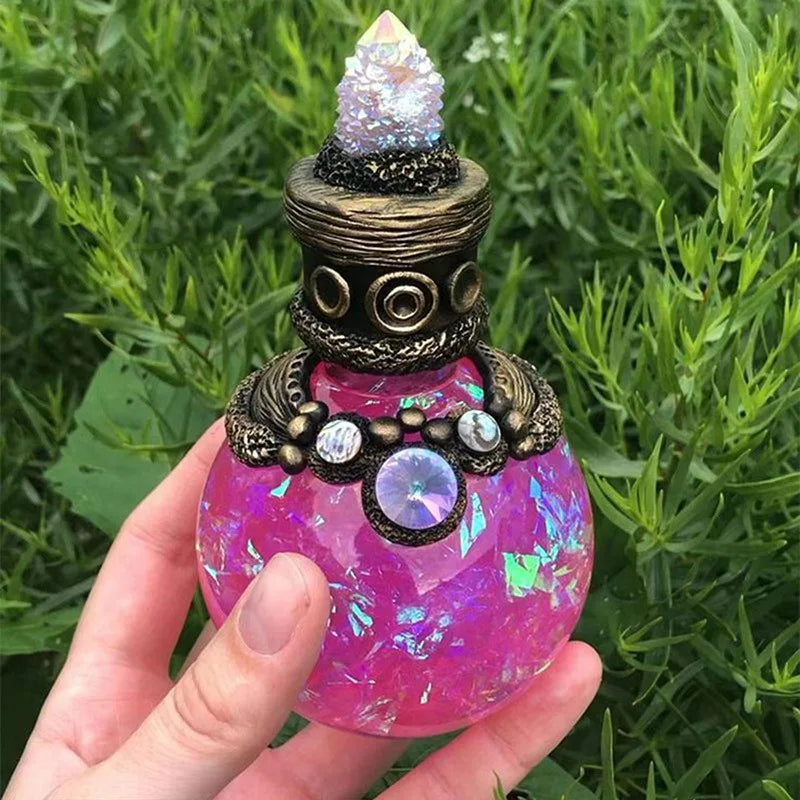 New Creative Magic Potion Bottles Desktop Decoration Ornaments Home Courtyard Resin Crafts Decoration Ornaments Birthday Gifts Zpaxo