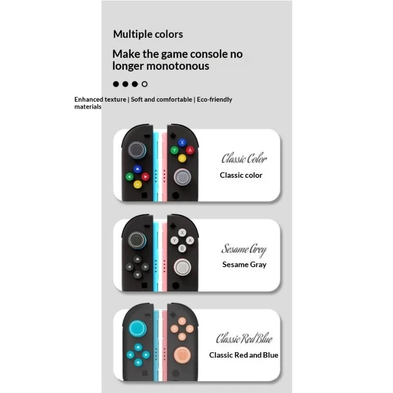 Silicone Thumb Caps for Nintendo Switch 2 Controller – Colorful