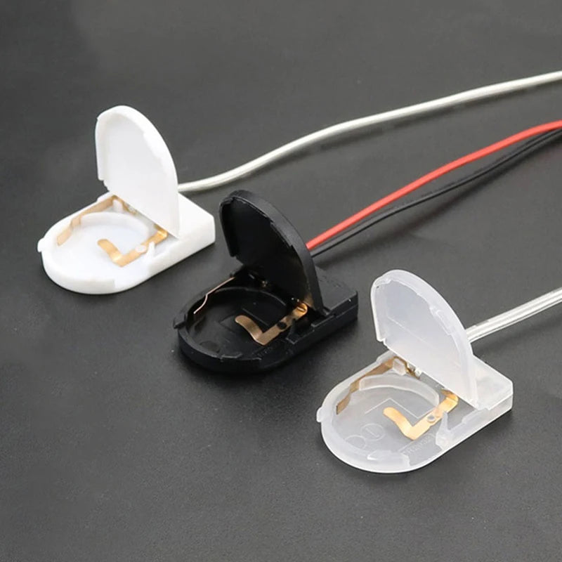 Single Slot 3V CR2032 CR 2032 Button Coin Cell Empty Battery Holder