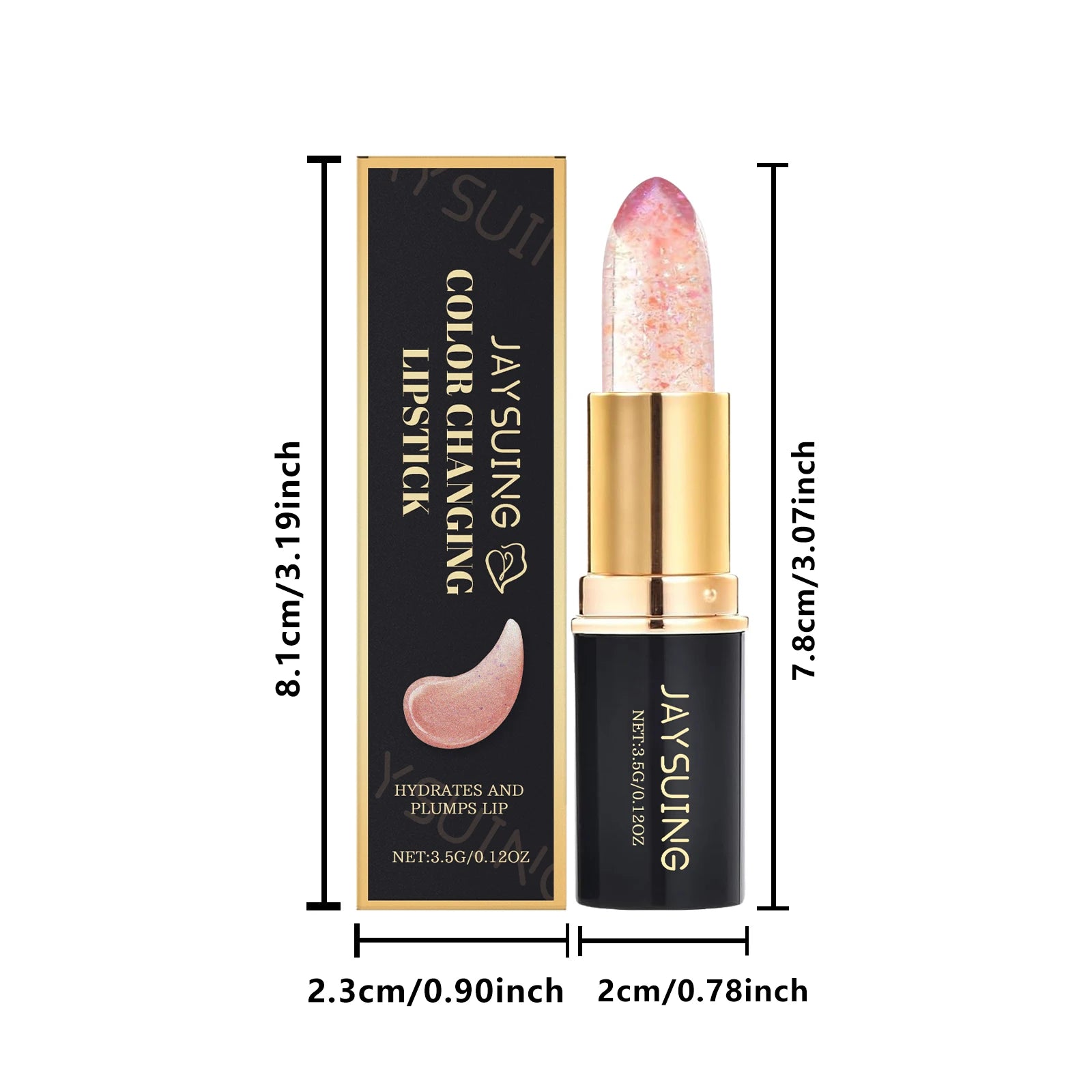 Color Changing Lip Balm Moisturizing Non-Greasy Nourishing Lipstick Hydrating Fade Lip Line Lightweight Long Lasting Non Fading Zpaxo