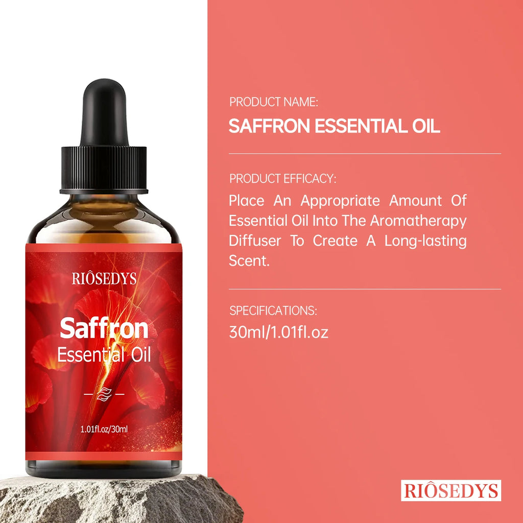 Saffron essential oil natural fragrance, is suitable for body massage treatments ,hair care anddiffuser Zpaxo