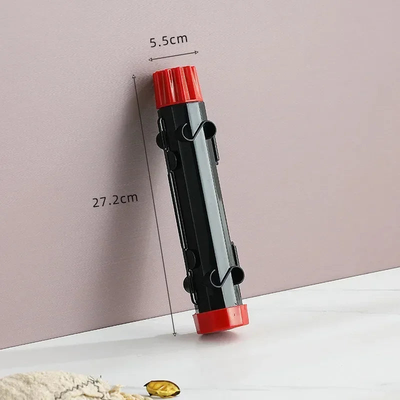 DIY Sushi Making Mold Set – Rice Roll Bazooka & Drum Tool Sushi Making Mold Zpaxo black and red