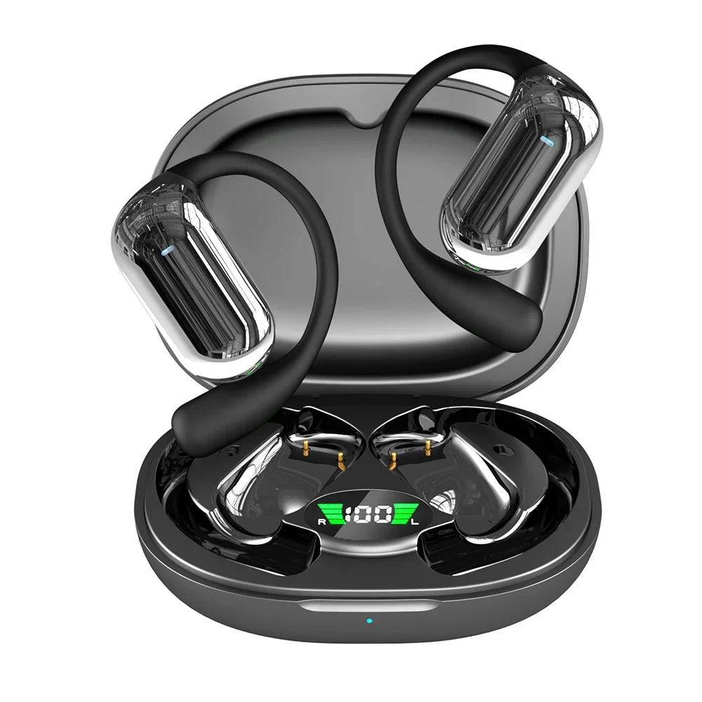 AI Translator Earbuds Real-time Voice 144 Languages Instant Zpaxo Black