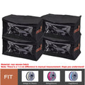 Filament Storage Bag 3d Filament Vacuum Bag Transparent Storage Box 3d Printers Accessories for Home Office Workshop Zpaxo Black-4Pcs 220V-240V IT Plug
