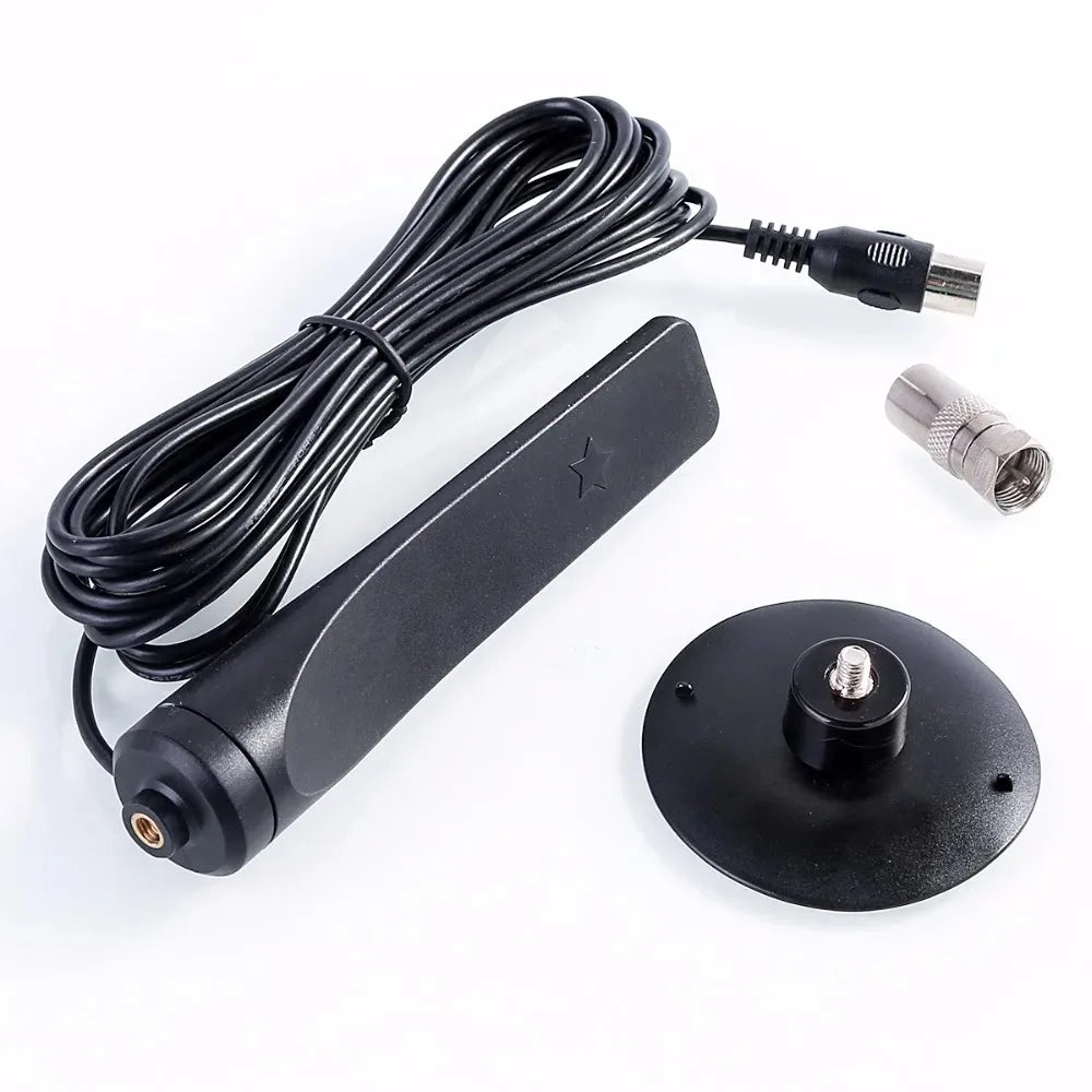 New Digital Tv Antenna Receiver Indoor and Outdoor High-Definition Digital Terrestrial Wave Hdtv Tv Antenna Supports Multiple Co Zpaxo black