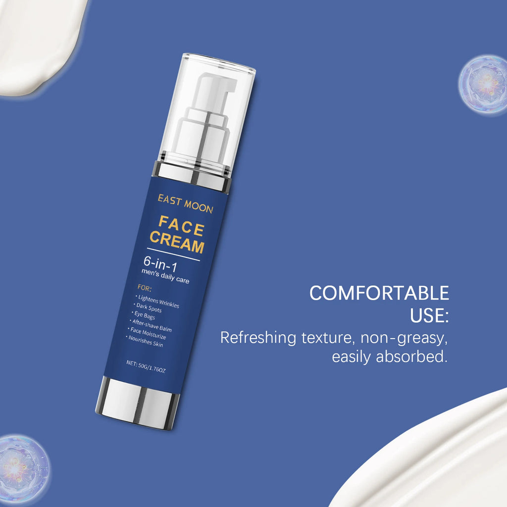 Men's Hydrating Face Moisturizer Deep Nourishing Cream Collagen Aloe Zpaxo