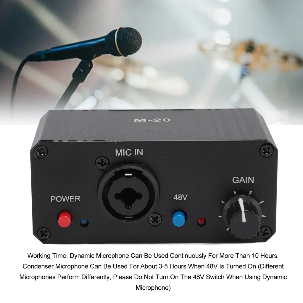 Microphone Preamp Low Noise Booster Unique Fully Balanced Circuit