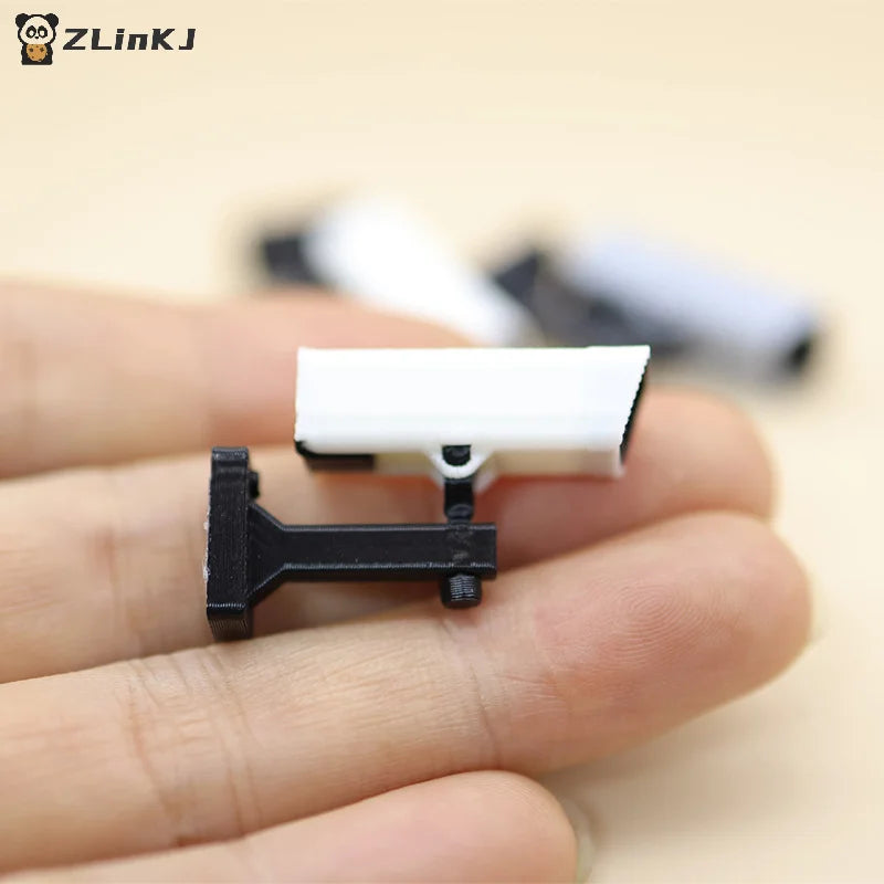 ▶1/12 Dollhouse Mini Surveillance Camera Model Dollhouse Home Decoration Accessories Dolls Home Micro Scene Ornament Zpaxo
