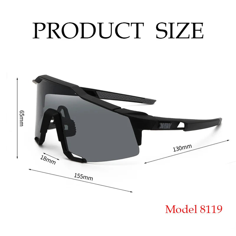 Men Women Sport Road Bike Sunglasses UV400 Rimless Cycling Glasses 2024 MTB Running Fishing Eyewear Male Bicycle Goggles Cyclist Zpaxo