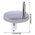 2-Pack Universal Toilet Seat Hinges – Stainless Steel Top Fix Toilet Seat Hinges Zpaxo 2Pcs