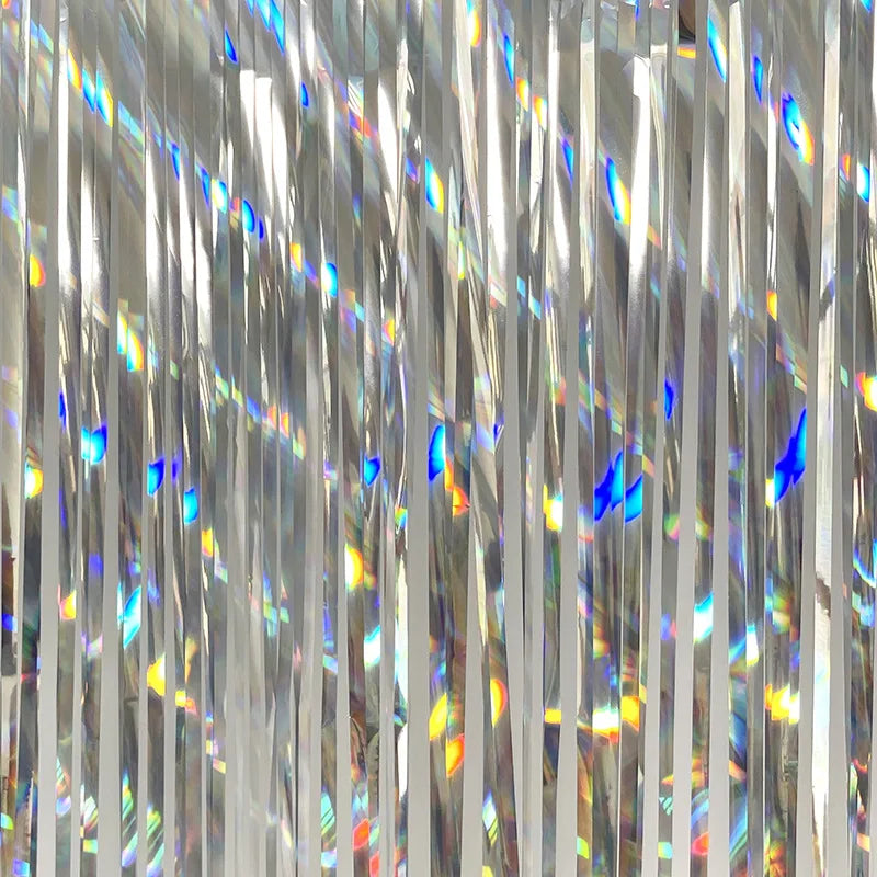2M Gorgeous Party Backdrop Glitter Tinsel Fringe Foil Curtain