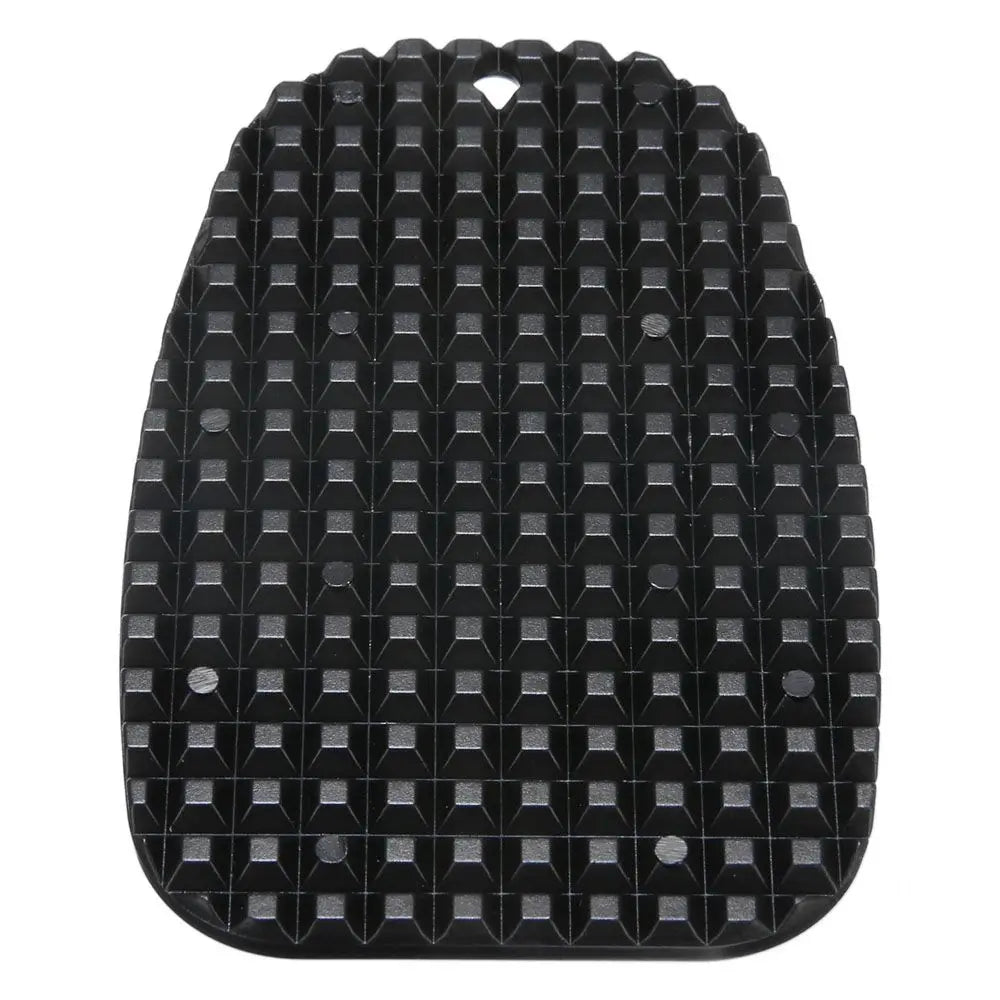 1 Pc Universal Motorcycle kickstand Pad Black Plastic Non-slip Base Plate Extension Support Foot Pad Zpaxo black