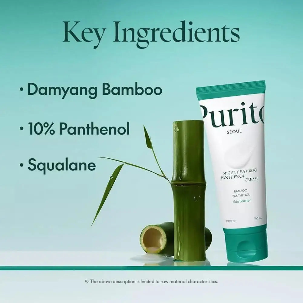 Purito Cream Bamboo Extract Panthenol Intensive Moisturizing Repairing Revitalizing Soothing For All Skin Type Skin Care Zpaxo