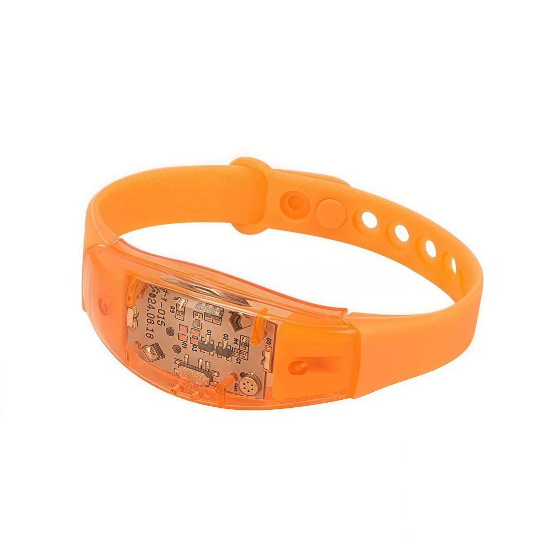 20 50 Commission LED Sound Activated Glow Dark Bracelets Rhythmic