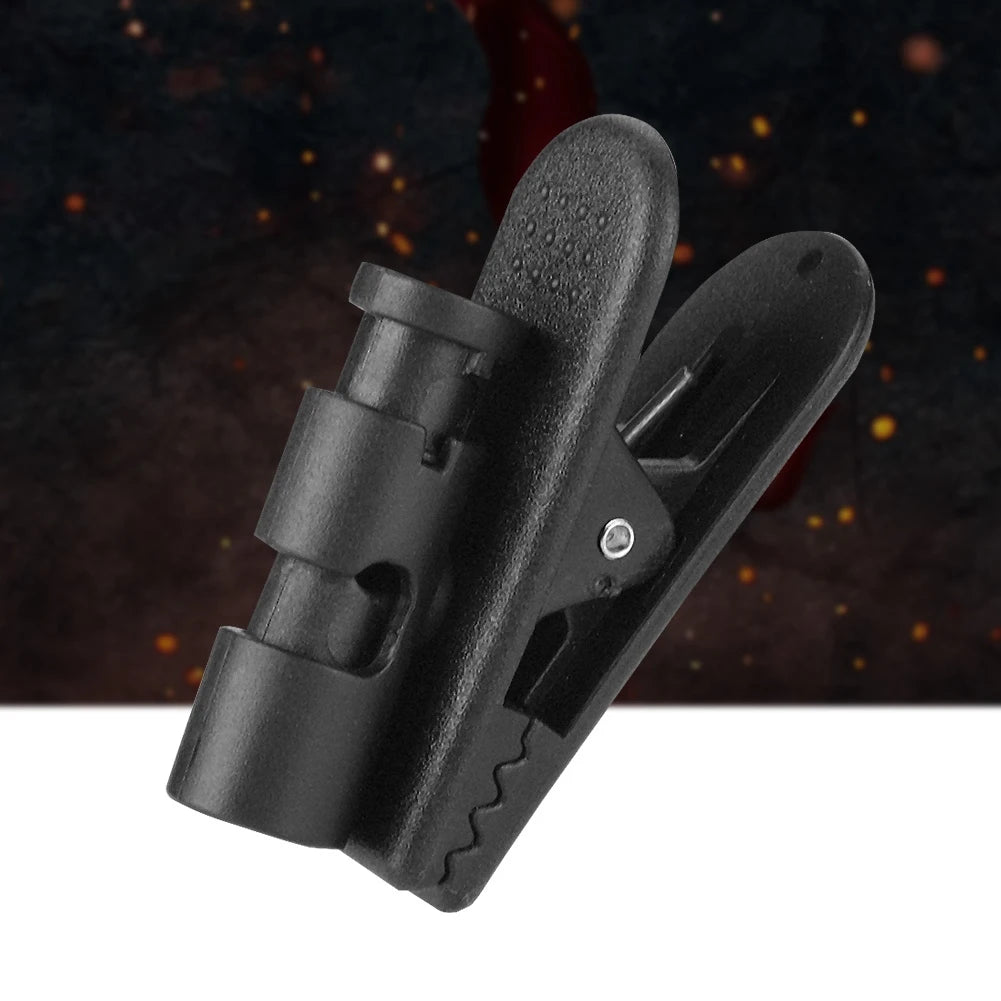 Black Earpiece Headphone Headset Earphone Earbud Large Clip Clamp