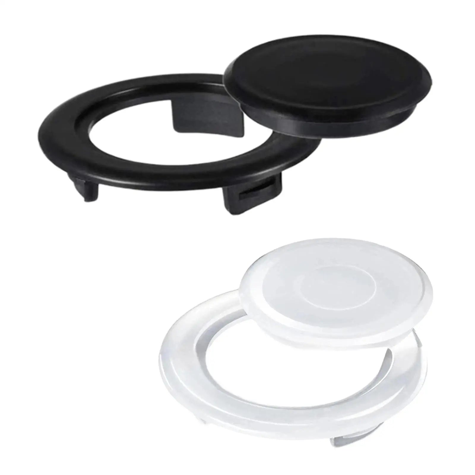 Table Umbrella Hole Ring and Cap Replacement Parts Umbrella Hole Ring Plug Set for Summer Garden Outdoor Activities Courtyard Zpaxo Black