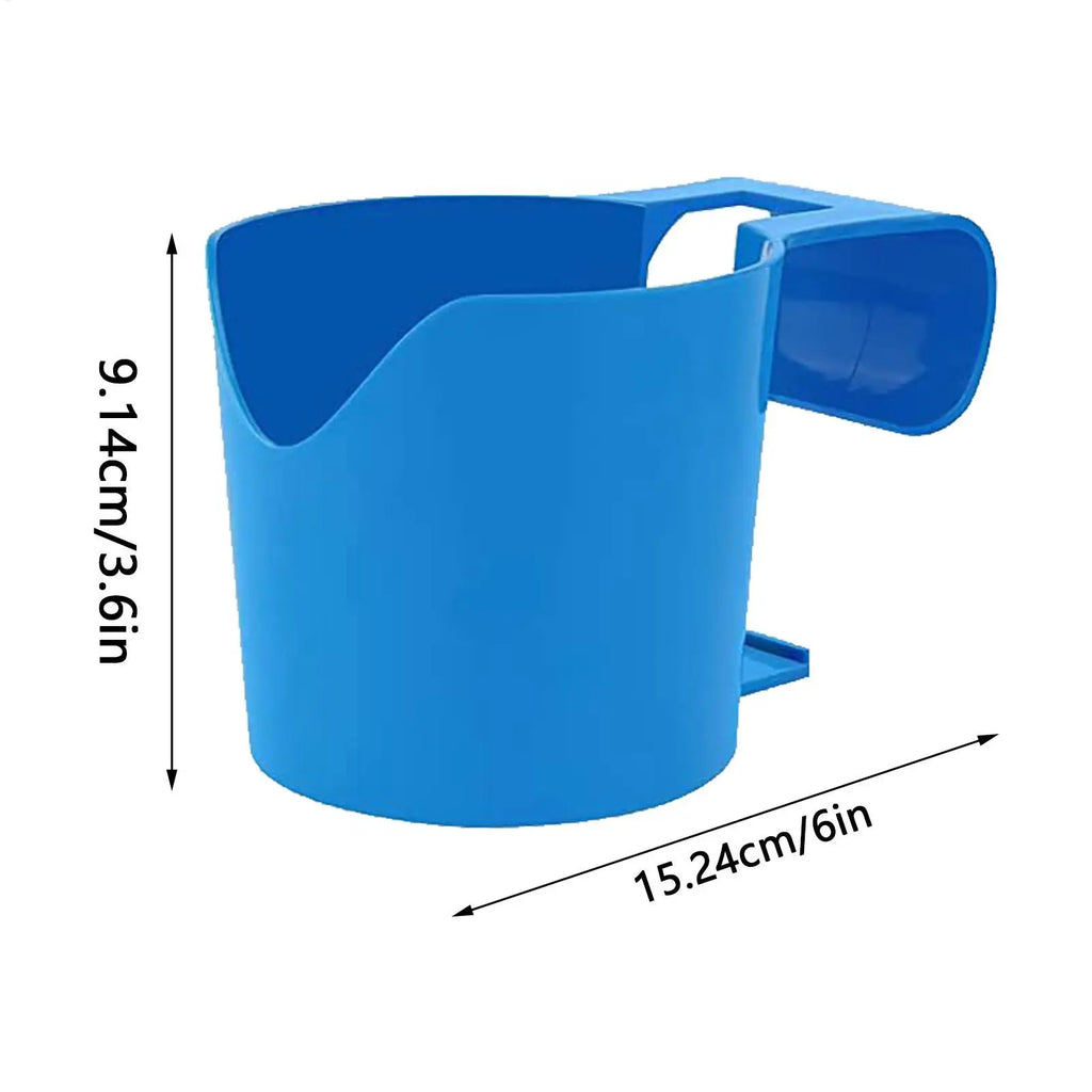 Poolside Cup Holder Backyard Pools No Punching Beer Bottle Drink