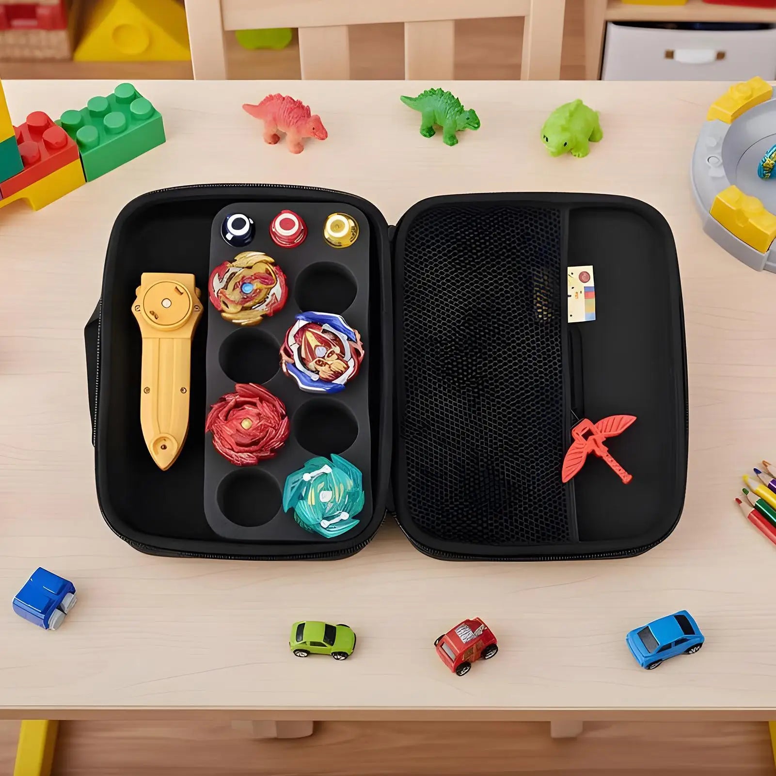 Gyroscope Storage Container Gear Holder Bag Gyro Compartment Case