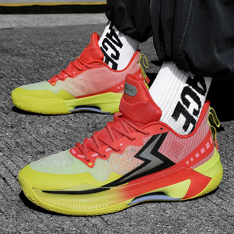 Men's Basketball Shoes Breathable Cushioning Non-slip Wearable Runing