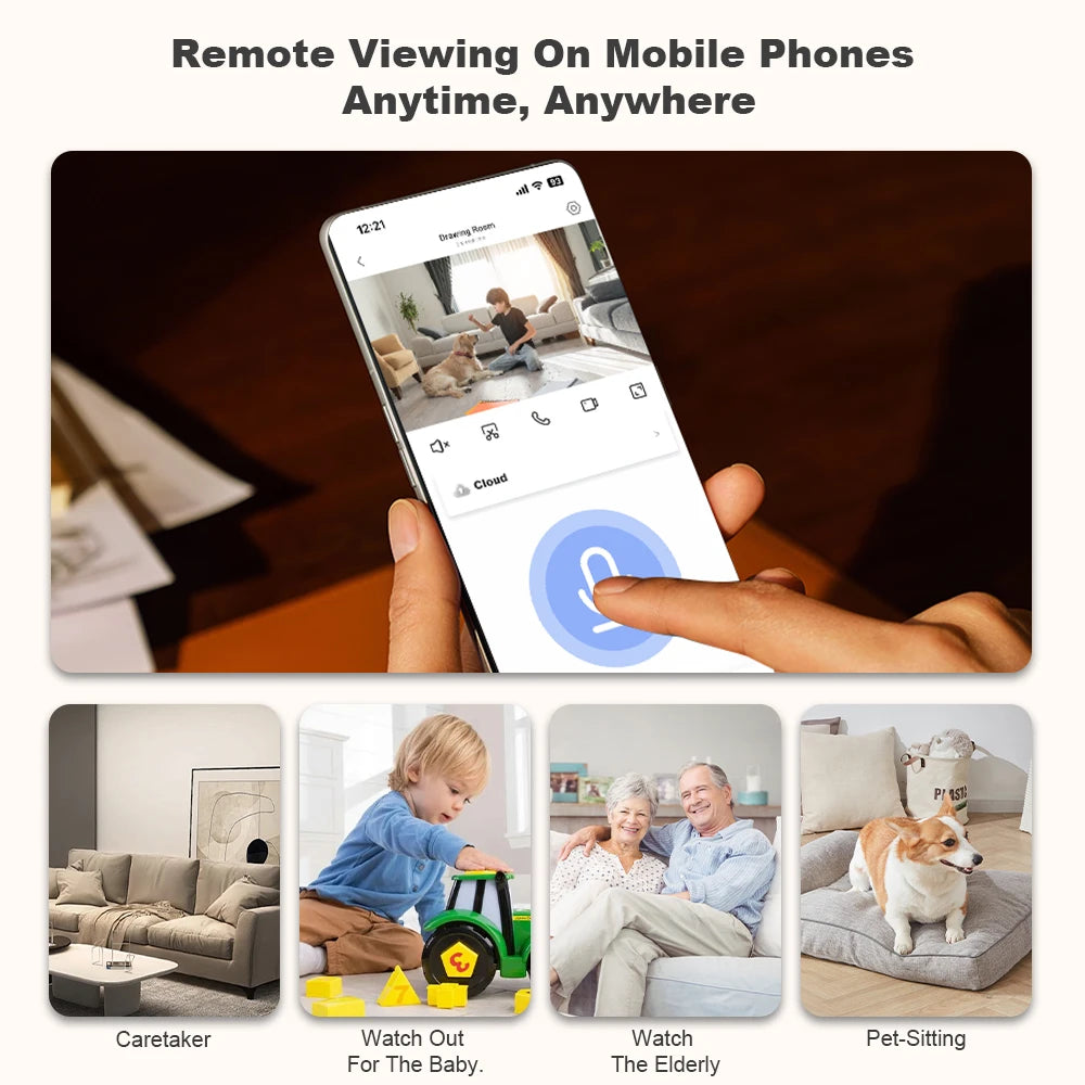 HD Wireless WiFi Network Camera Indoor Home High-definition Camera Outdoor Sports Camera Security Monitoring Equipment Zpaxo