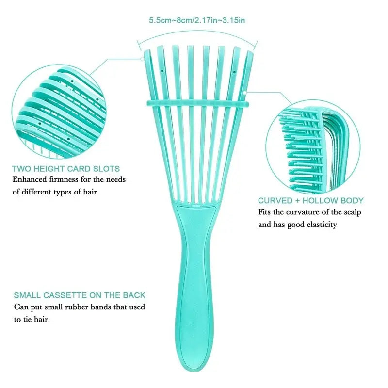 Hair Brush Detangling Brush Scalp Massage Hair Comb Detangling Brush For Curly Detangler Hairbrush Women Men Salon Zpaxo