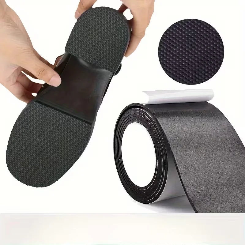 Self-Adhesive Shoe Sole Protector Non-Slip Noise-Reducing Repair Tape for High Heels Sneakers Sandals Anti-Wear Sticker Zpaxo