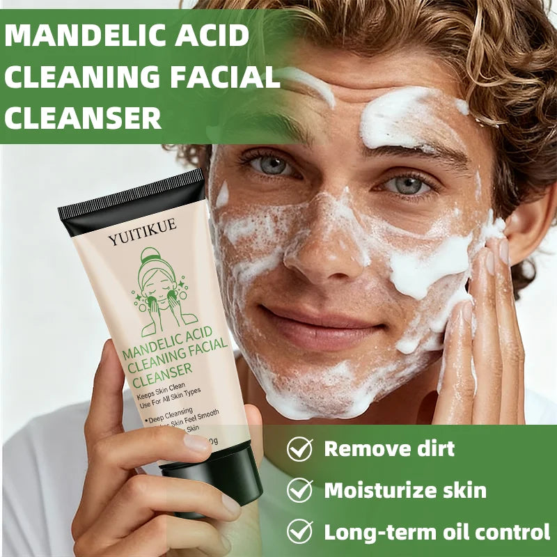 Mandelic Acid Facial Cleanser 60g – Oil Control & Deep Cleanse Facial Cleanser Zpaxo