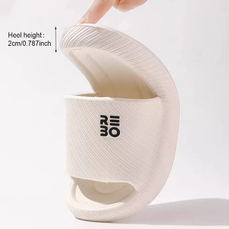 Summer Fashion Slippers Men Shoes Cloud Home Flat Sandals Massage