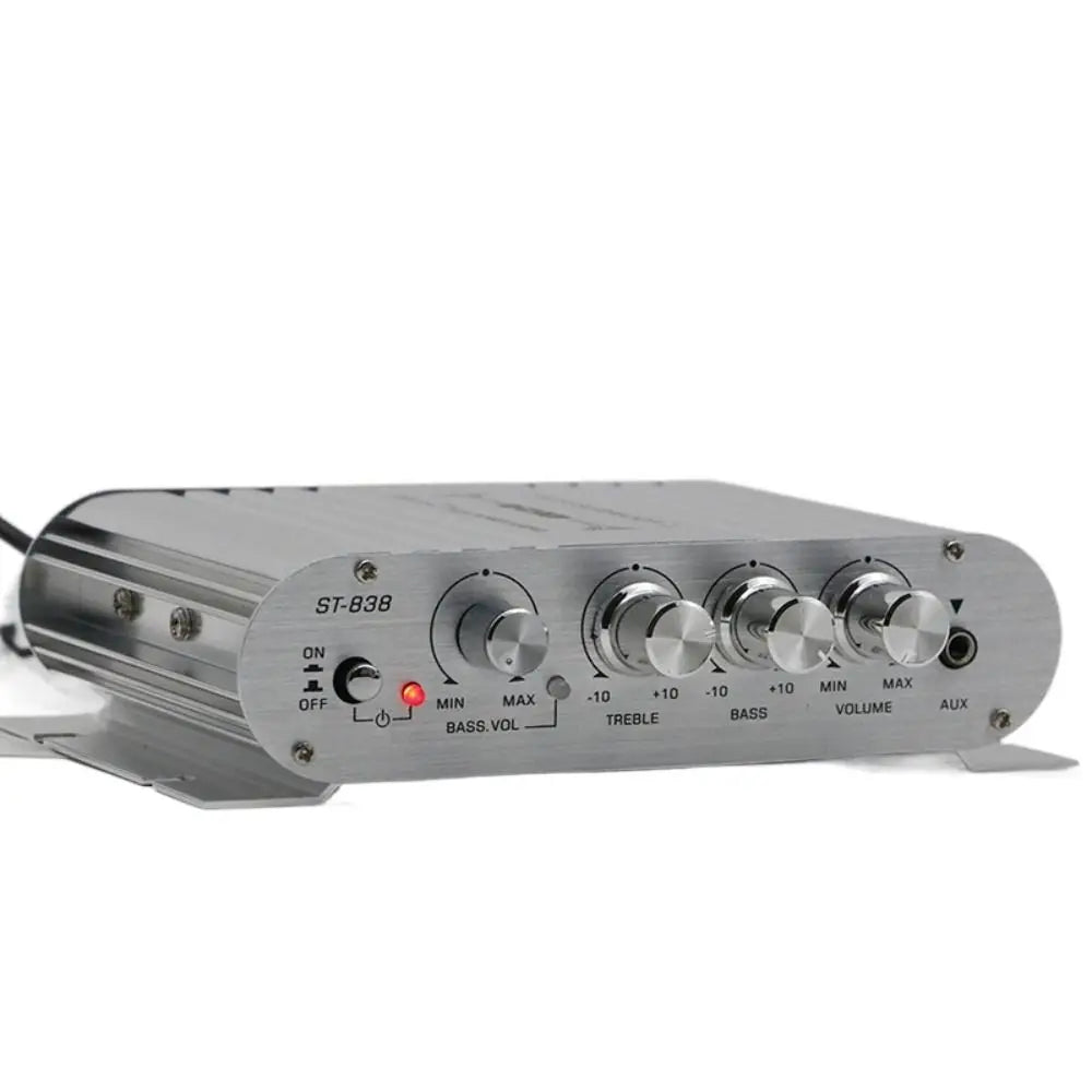 2 1 Channel ST-838 Amplifier Bass Subwooferoof HIFI 12V Power Speaker Zpaxo