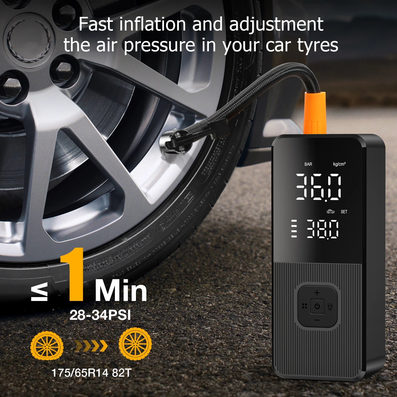 Wireless Air Pump 150psi Portable Electric Tire Inflator For Car Bicycle Motorcycle Air Compressor Injector Bike Accessories Zpaxo