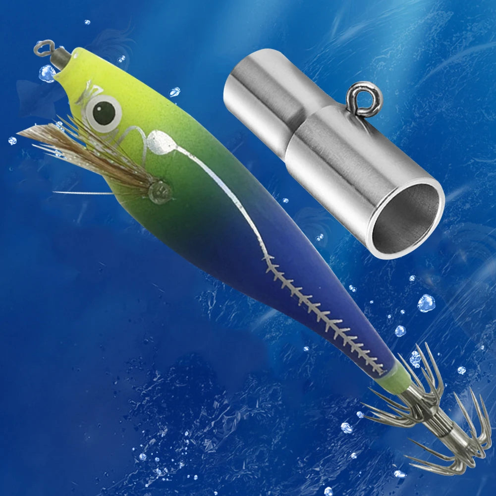Luminous Fishing Lure Bionic Shrimp Baits Glow Dark Squid Jigs