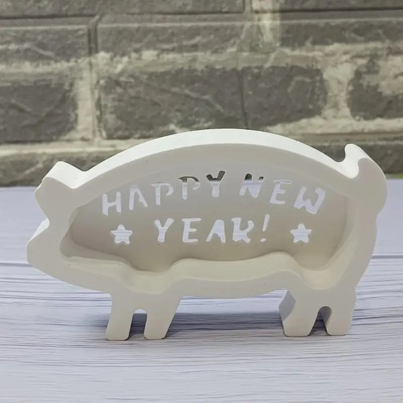 Pig Silicone Mold Safe Epoxy Resin Making Cement Ornament Festival
