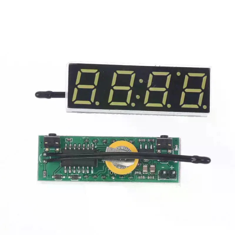 DIY Time/Voltmeter Car Clock Modification RX8025T Chip Digital Clock Temperature Voltage Module High Quality Zpaxo