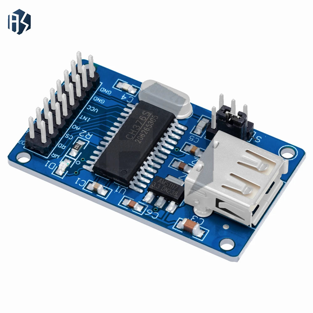 CH376 CH376S USB Host Controller Module U Disk Read Write Control Zpaxo