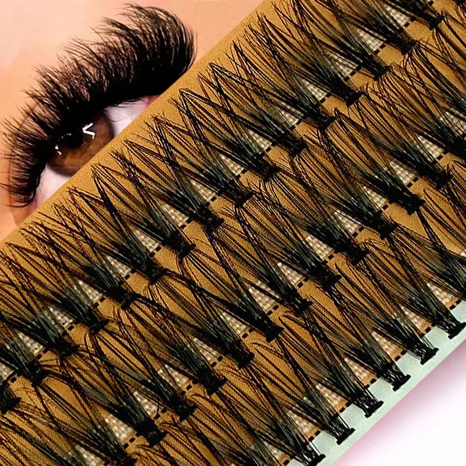 Cluster Eyelashes Kit Five Styles Available Single Eyelashes Clustered Simulation Natural DIY Eyelashes Thickness and Length Zpaxo