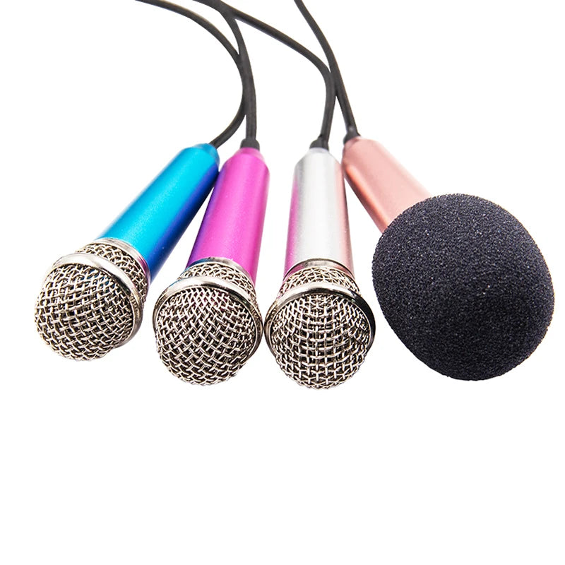 Universal Portable Stereo Studio Mic KTV Karaoke Mini Microphone