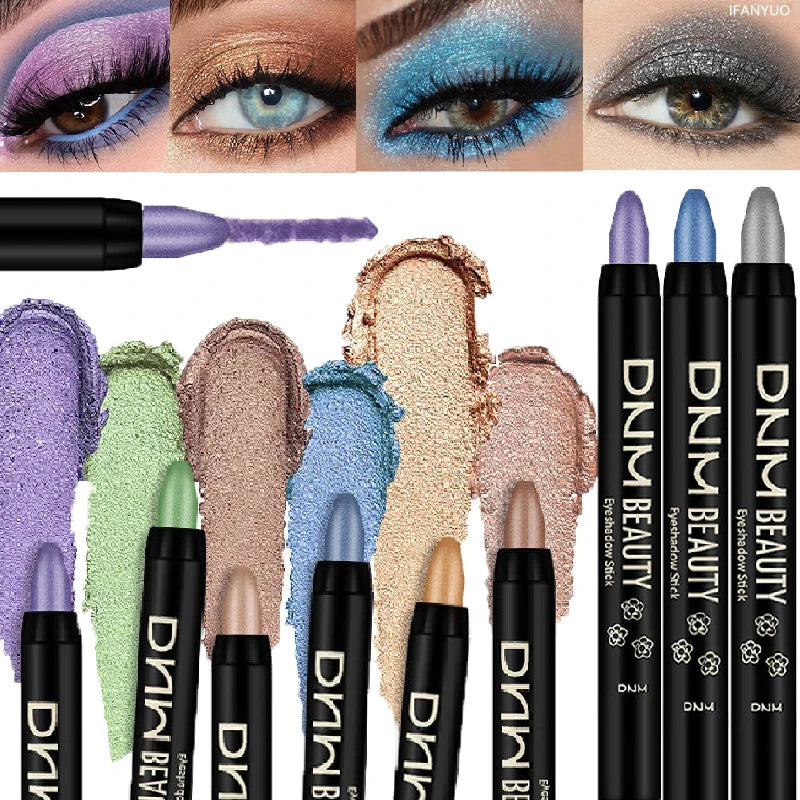 16Colors Shimmer Eyeshadow Stick Pearlescent Waterproof Eyeliner