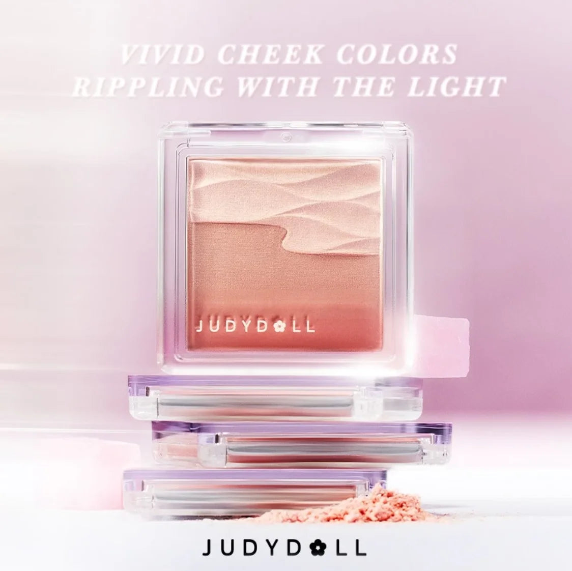 Judydoll Water Satin Glow Blush Layered Water-satin Blends Vivid Zpaxo