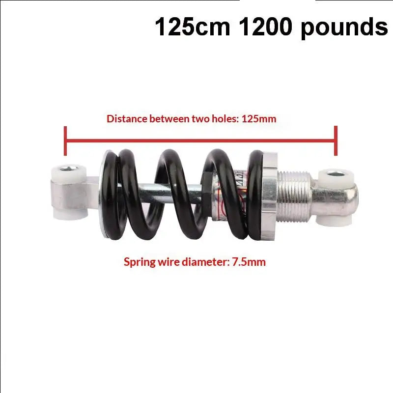 Back MTB Bicycle Suspension Shock Absorber Spring Electric Bikes DIY Zpaxo A4